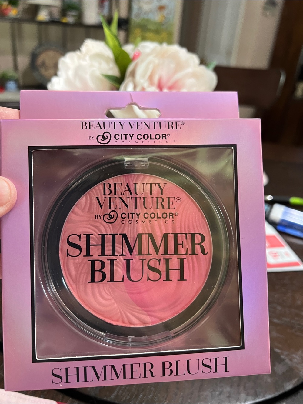New City Color Beauty Venture Shimmer Blush - Pink